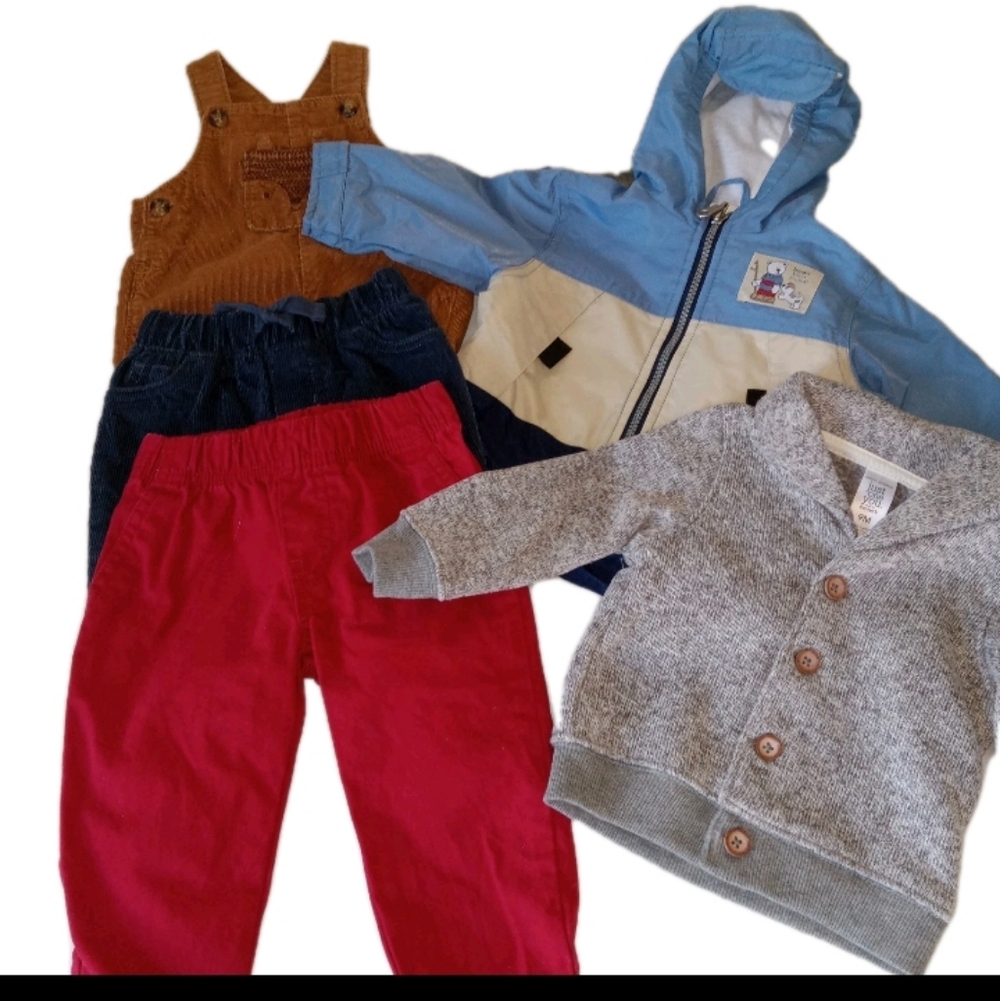 Boys 6 Pc Bundle Mixed Clothing 6-12M - Picture 3 of 7